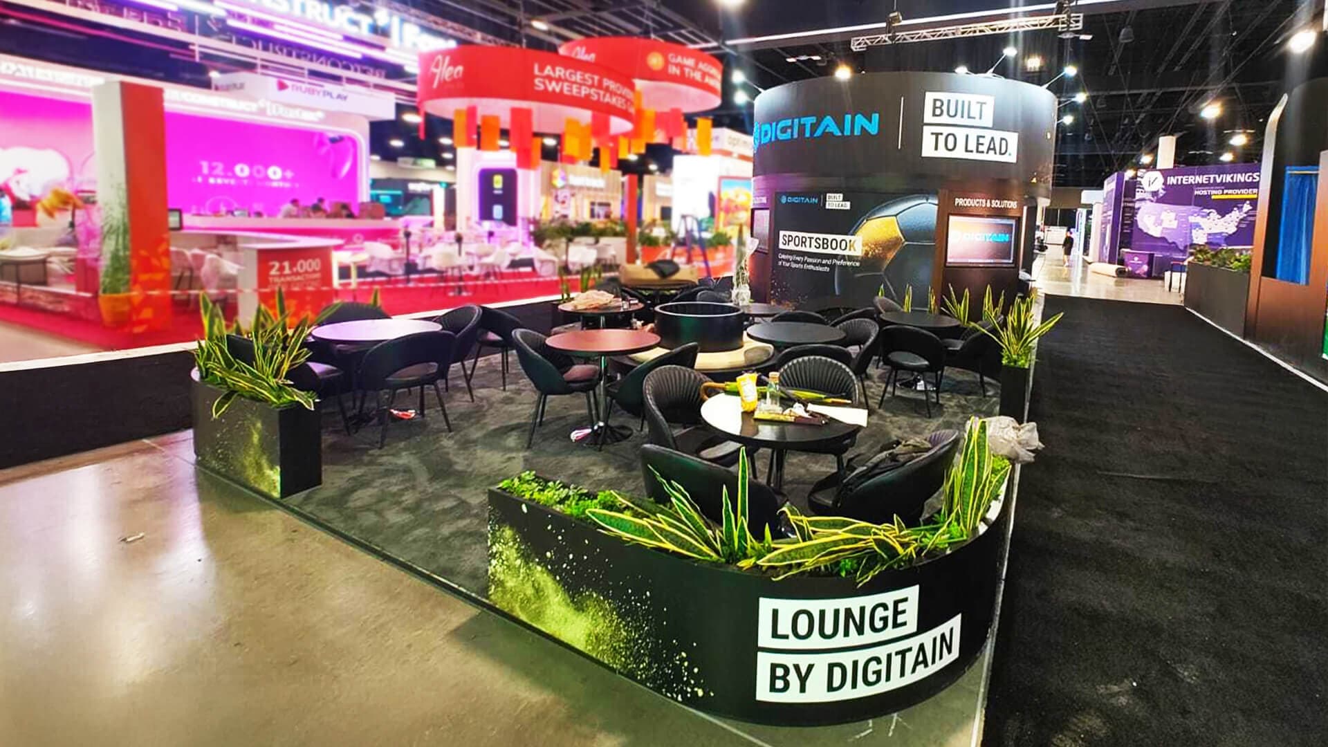 Digitain booth at SBC Summit Americas 2025