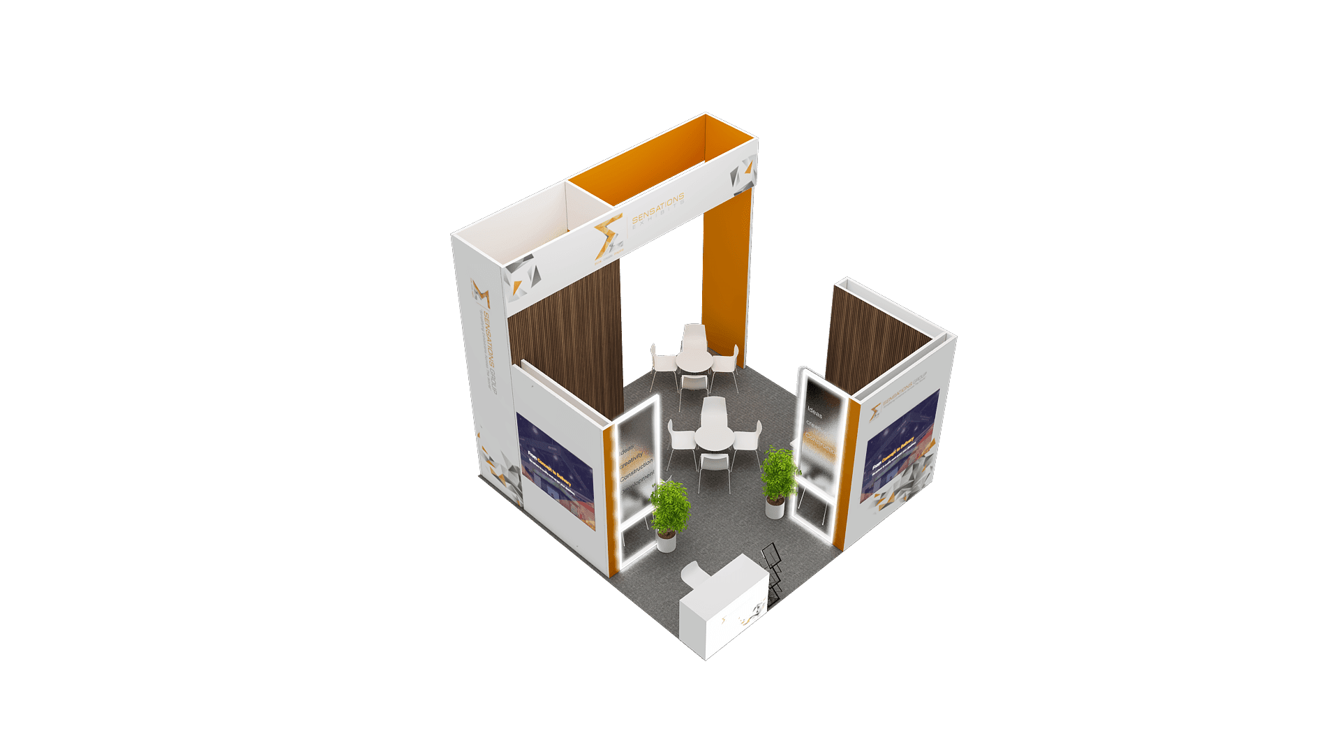 20x20 booth