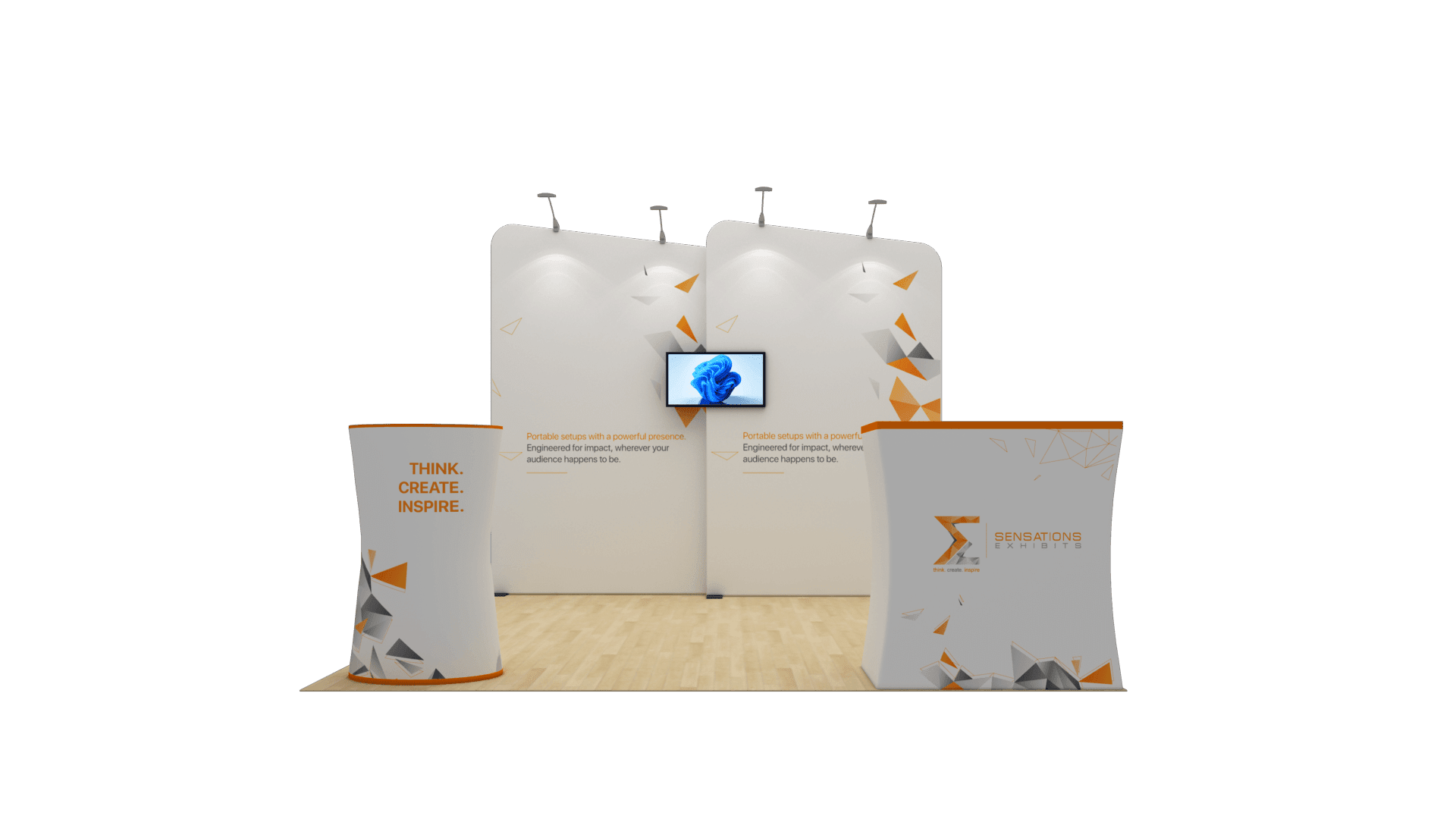 Portable Trade Show Booth 10x10- Model 4